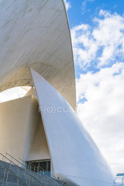 Auditorio de Tenerife Adn Martn, Complexe artistique en bord de mer — Photo de stock