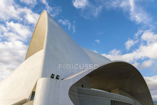 Auditorio de Tenerife Adn Martn, complesso artistico fronte mare — Foto stock
