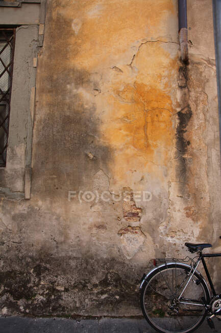 Texturierte Patina Wall in Italien — Stockfoto