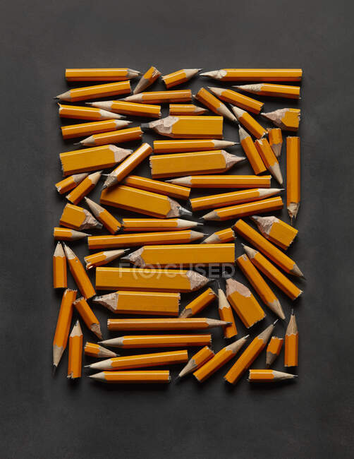 Cluster of Pencils Arranged in Tablet — Stock Photo