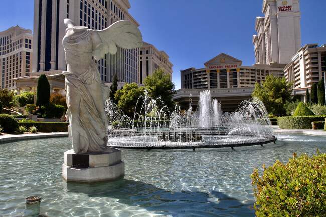 The fountain of dreams Vegas — Stock Photo