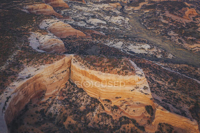 Bela vista do grande desfiladeiro no utah — Fotografia de Stock