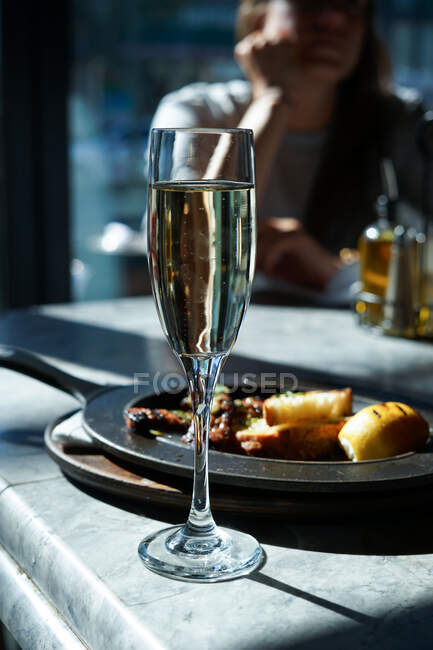 Brunch in New York, Champagne Breakfast — Stock Photo