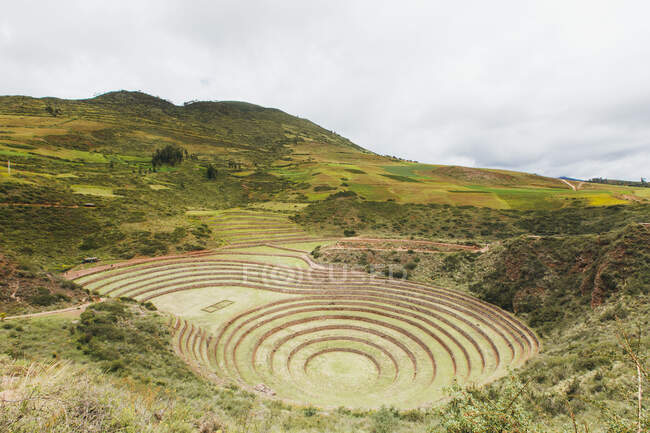O famoso mancha peruana Moray no Peru — Fotografia de Stock