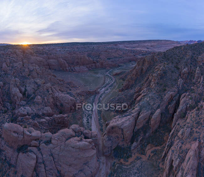 Belle vue sur le grand canyon dans l'utah — Photo de stock