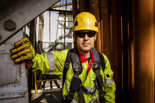 STAVANGER NORWAY OIL RIG WORKER — Stock Photo