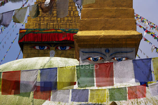 Tempel in Kathmandu / Nepal — Stockfoto