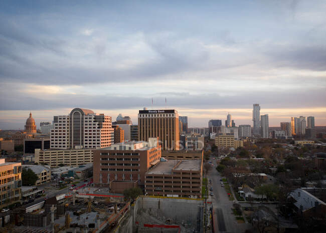 Austin skyline à tarde — Fotografia de Stock