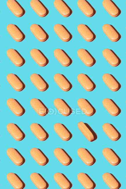 Medicina farmacêutica Comprimidos no fundo, close-up — Fotografia de Stock