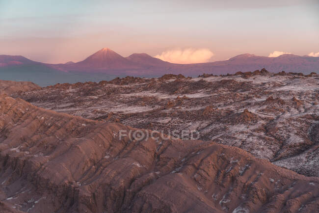 Beautiful landscape of the desert  on nature background — Stock Photo