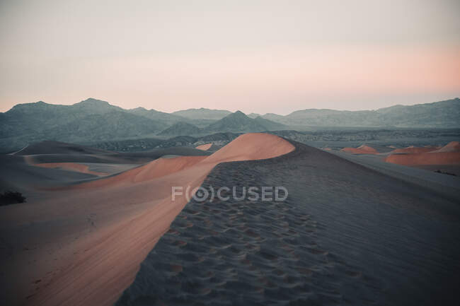 Beautiful view of the desert, travel place on background — Stock Photo