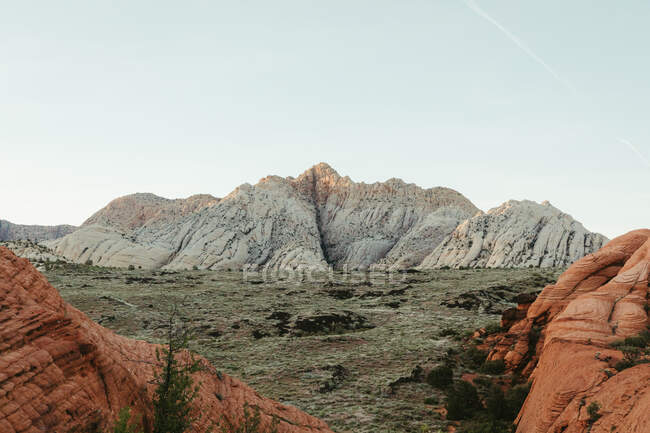 La vista dalla cima del grande canyon di petra, arizona, usa — Foto stock