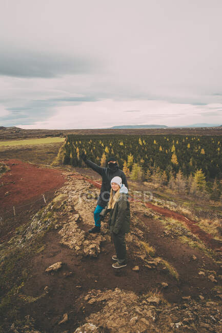Сценічний вид Ісландії, дивовижні краєвиди — стокове фото