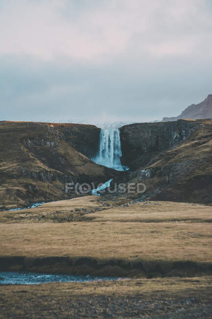 Vista panoramica dell'Islanda, paesaggio incredibile — Foto stock