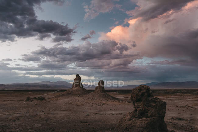 Hermosa vista del desierto - foto de stock