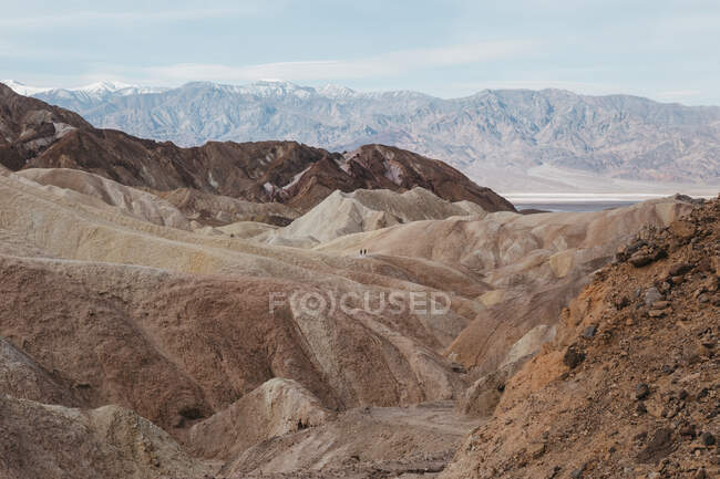 Вид на пустелю Негев, Ізраїль — стокове фото