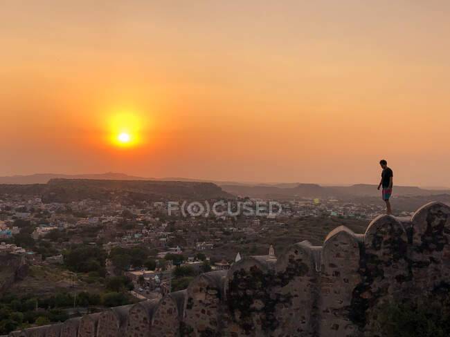 Das schöne goldene Licht in Jodhpur — Stockfoto