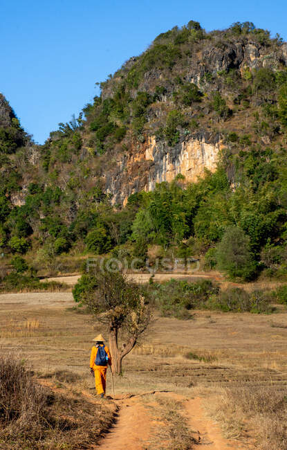 That two days trek from Kalaw to Inle Lake — Stock Photo