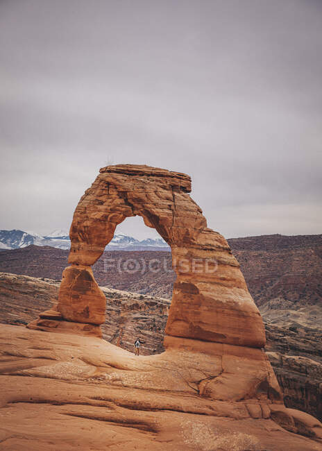 El arco del gran cañón del parque nacional, utah, usa - foto de stock