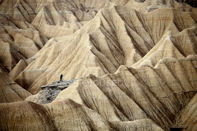 Bardenas Reales Пустельний краєвид Барденас у Наваррі (Іспанія). — стокове фото