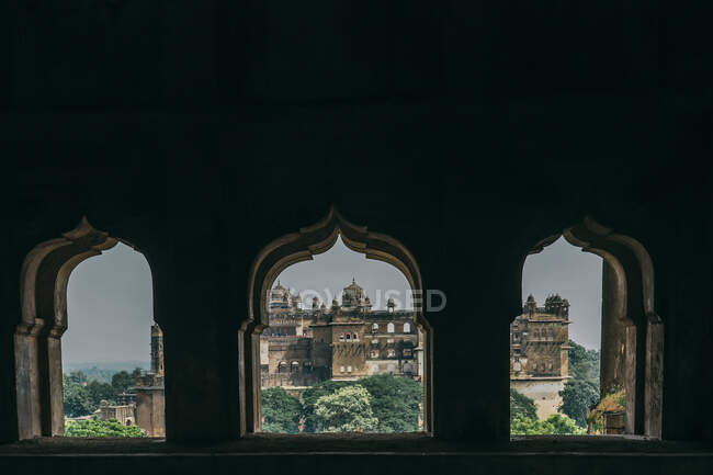 Jahangir Mahal, the Orchha Palace, India — Stock Photo
