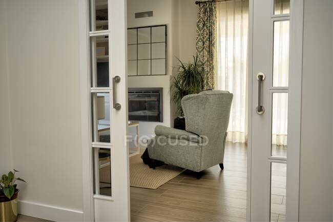 Interior design, home apartment — Stock Photo