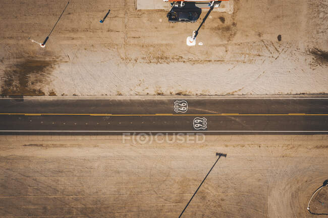 Autostrada 66 dall'alto, California — Foto stock