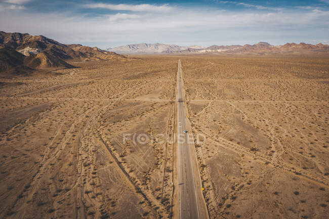 Highway 66 from above, California — Stock Photo