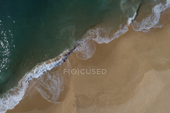 Vista aérea da costa atlântica, Portugal. Viagens — Fotografia de Stock
