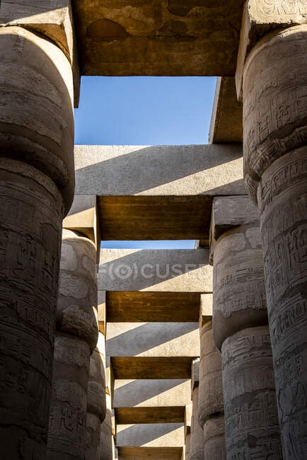 Templo de Karnak en Luxor Egipto - foto de stock