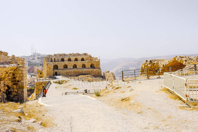 Ruínas do Castelo de Kerak, Jordânia — Fotografia de Stock