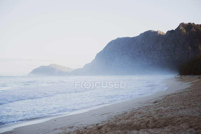 Красивий вид на пляж — стокове фото