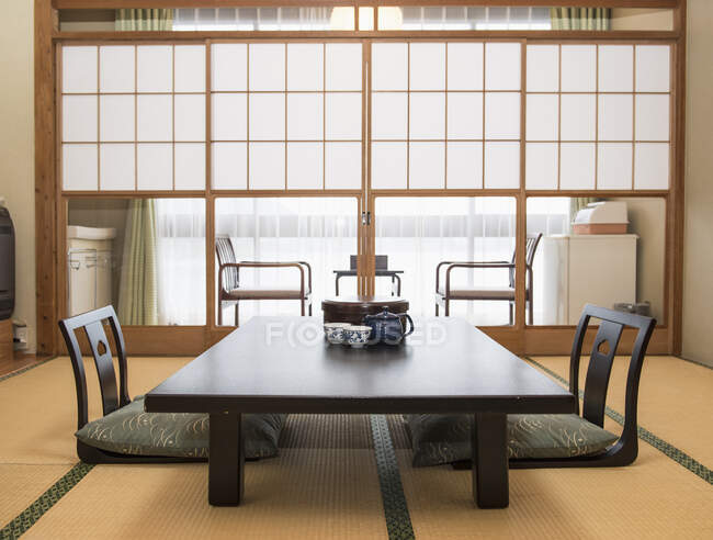 Bella vista del ristorante giapponese — Foto stock