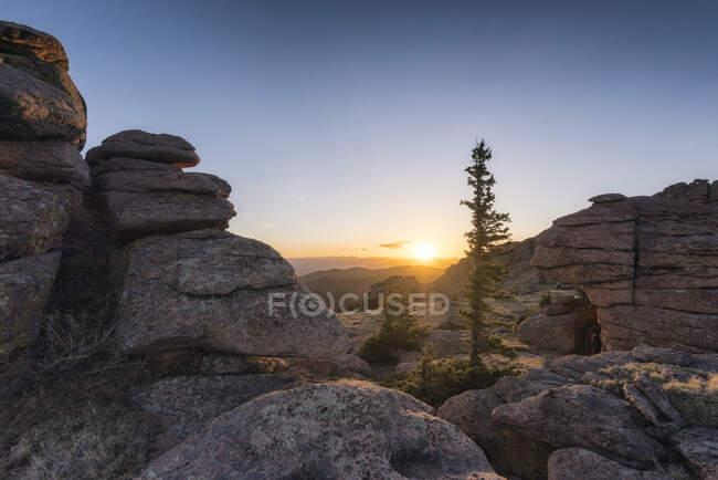 Sunset in the Lost Creek Wilderness — Stock Photo