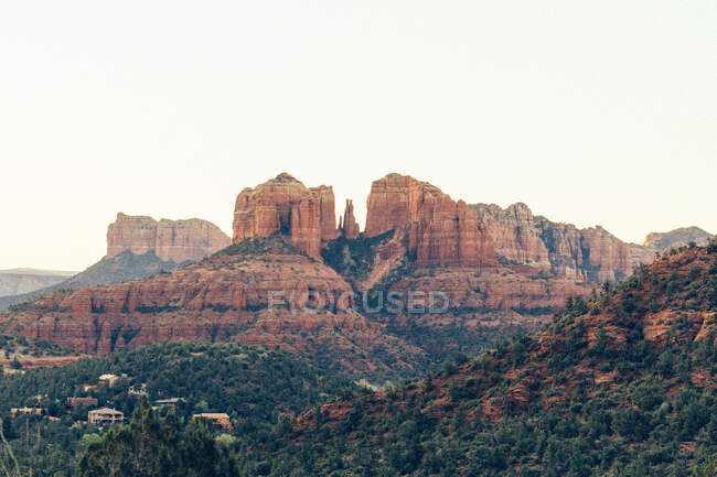 Vista da montanha em Sedona, Arizona — Fotografia de Stock