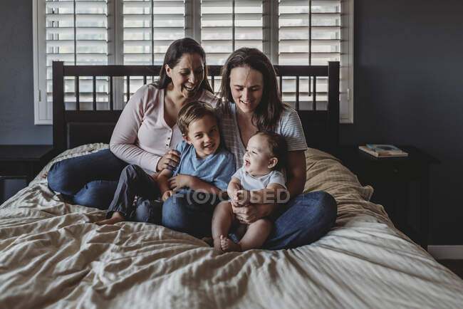 Lesbian Couple Together Indoors Concept — Stock Photo
