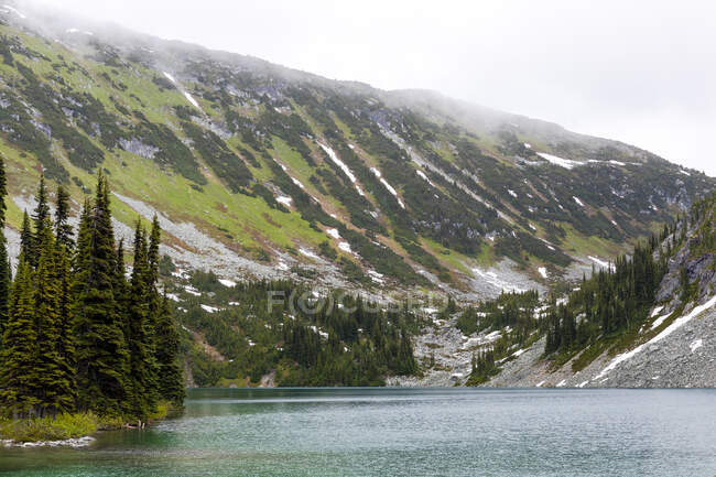 Красивый природный ландшафт в Duffy озера провинциальный парк, Британская Колумбия, Канада — стоковое фото