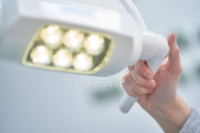 Elements of a dentist's work — Stock Photo