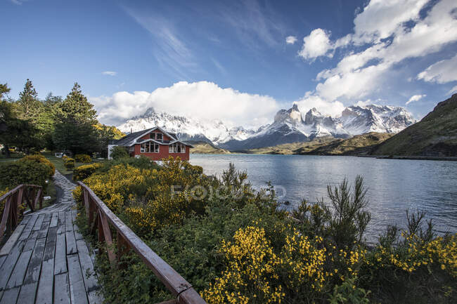 Parque Nacional Torres del Paine, no sul da Patagônia chilena — Fotografia de Stock