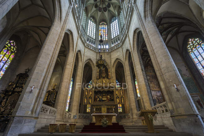 Cattedrale di Santa Barbara, chiesa cattolica romana a Kutna Hora (Boemia) — Foto stock
