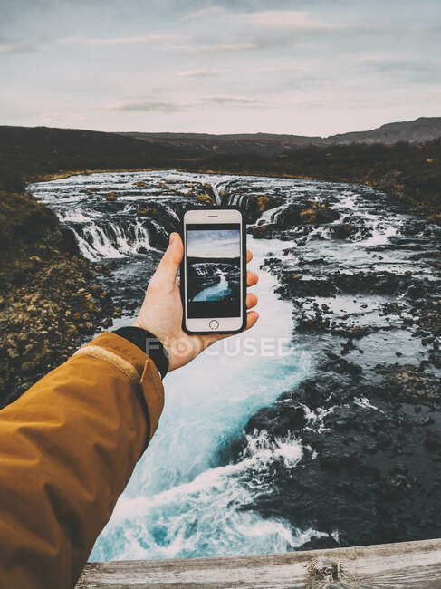 Vista panorâmica da Islândia, paisagens incríveis — Fotografia de Stock