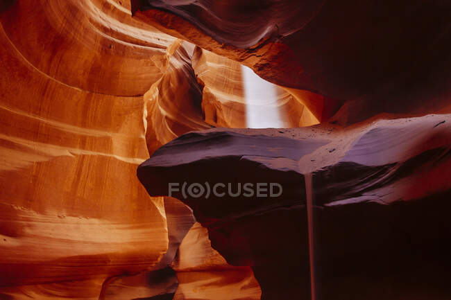 Landscape image of dramatic formation Antelope Canyon — Stock Photo