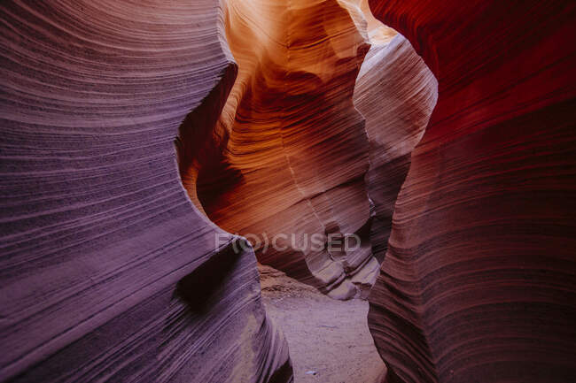 Imagen de paisaje de formación dramática Antelope Canyon - foto de stock