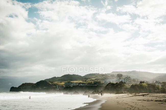 Landscape of the basque country, Spain, Bilbao. — Stock Photo