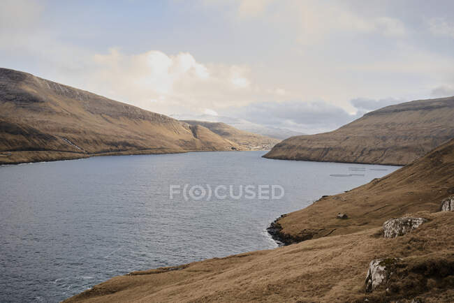 Paisagem incrível nas Ilhas Faroé — Fotografia de Stock