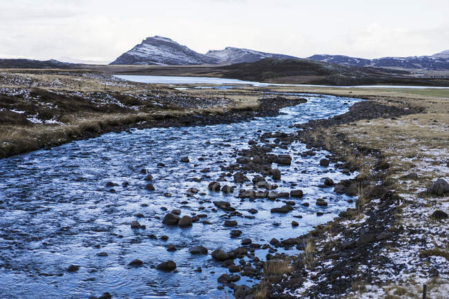Explorando la región occidental, Islandia, Europa - foto de stock