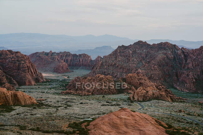 Landscape in the mountains of utah — Stock Photo