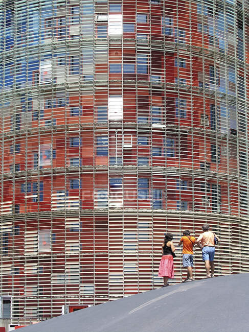 Grattacielo di Torre Agbar a Barcellona — Foto stock