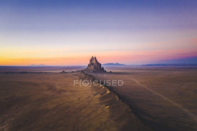 Bela vista do deserto no fundo da natureza — Fotografia de Stock
