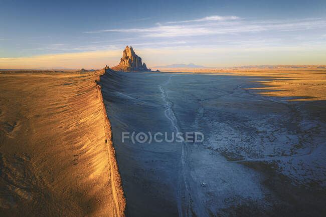 Bella vista del deserto sullo sfondo della natura — Foto stock